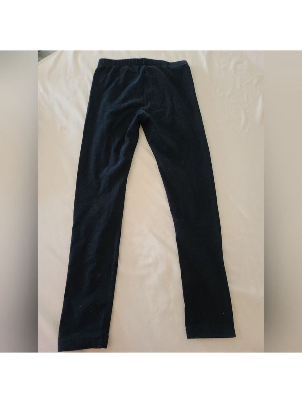 Cat & Jack Girls Outfit, Gray Cardigan, Black Leggings & Top - Picture 9 of 11